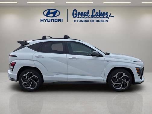 Atlas White 2025 Hyundai KONA N Line S