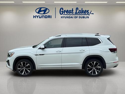Opal White 2024 Volkswagen Atlas 2.0T SEL Premium R-Line 4MOTION