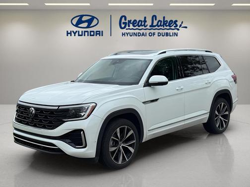 Opal White 2024 Volkswagen Atlas 2.0T SEL Premium R-Line 4MOTION