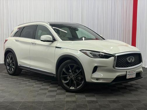 Lunar White 2019 INFINITI QX50 ESSENTIAL