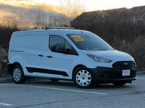 Frozen White 2022 Ford Transit Connect XL Cargo Van
