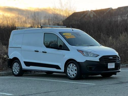 Frozen White 2022 Ford Transit Connect XL Cargo Van
