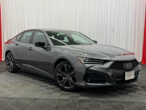 Modern Steel Metallic 2023 Acura TLX A-Spec