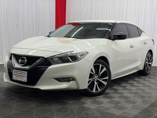 Pearl White 2016 Nissan Maxima 3.5 S