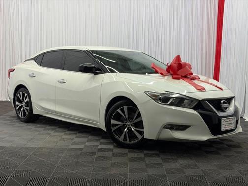 Pearl White 2016 Nissan Maxima 3.5 S