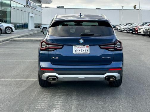 Blue Metallic 2023 BMW X3 xDrive30i