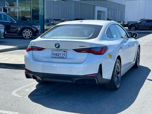 White Metallic 2023 BMW i4 Gran Coupe eDrive35