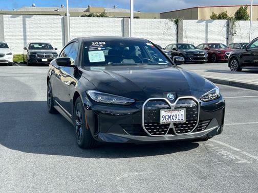 Black Sapphire Metallic 2023 BMW i4 Gran Coupe eDrive35