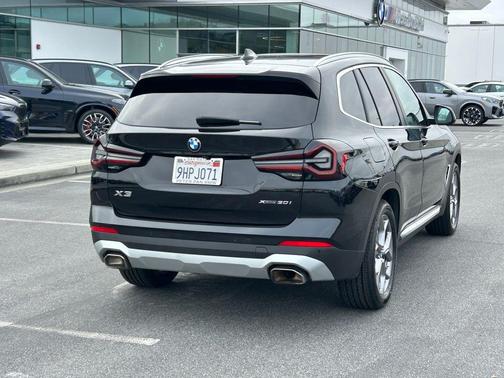 Black Sapphire Metallic 2023 BMW X3 xDrive30i
