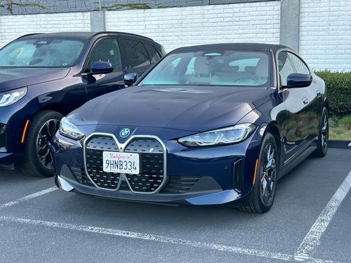Blue 2023 BMW i4 Gran Coupe eDrive40