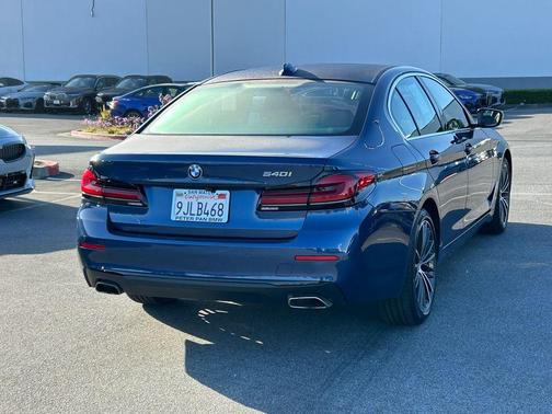 Blue Metallic 2023 BMW 540 i