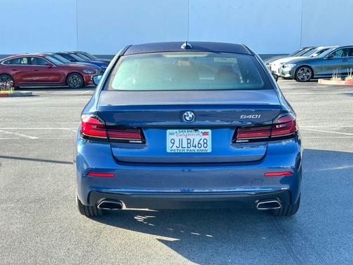 Blue Metallic 2023 BMW 540 i