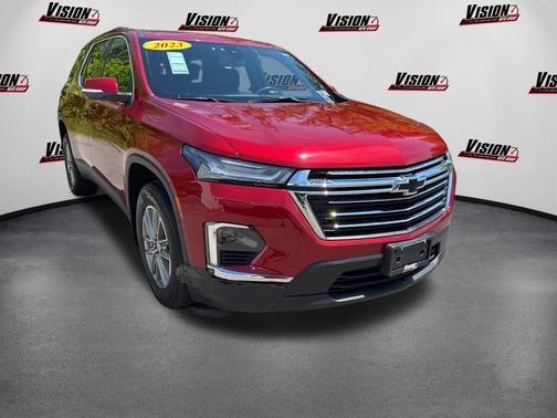 Radiant Red 2023 Chevrolet Traverse LT Cloth