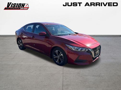 Scarlet Ember 2022 Nissan Sentra SV