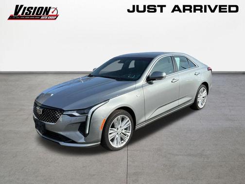 Silver Metallic 2023 Cadillac CT4 Premium Luxury