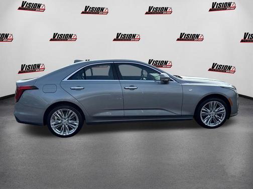 Silver Metallic 2023 Cadillac CT4 Premium Luxury