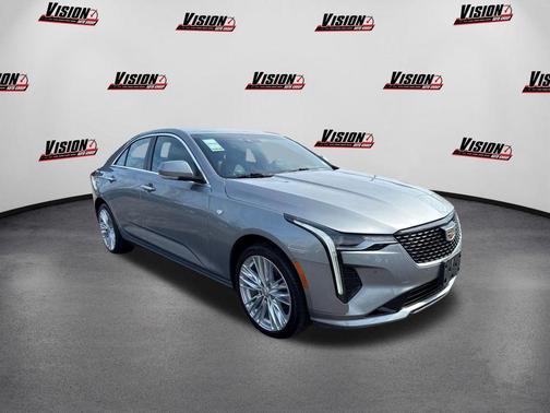 Silver Metallic 2023 Cadillac CT4 Premium Luxury