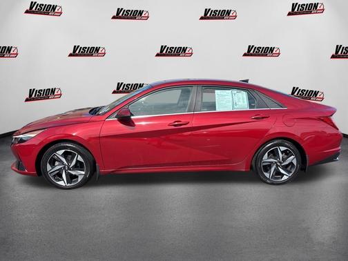 Red 2023 Hyundai ELANTRA Limited