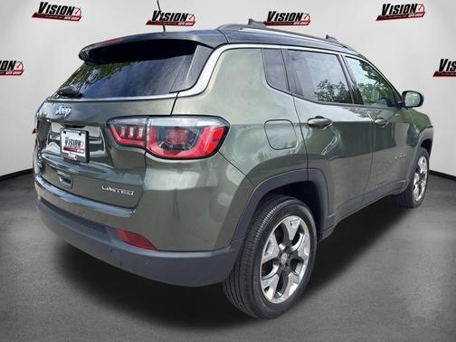 Olive Green Pearlcoat 2017 Jeep Compass Limited