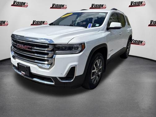 Summit White 2021 GMC Acadia SLE