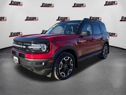 Red Metallic 2021 Ford Bronco Sport Outer Banks