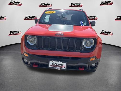 Omaha Orange Clearcoat 2021 Jeep Renegade Trailhawk
