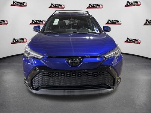 Blue 2024 Toyota Corolla Cross Hybrid XSE