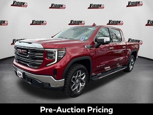 Volcanic Red 2023 GMC Sierra 1500 SLT