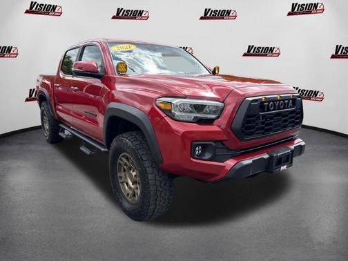 Barcelona Red Metallic 2021 Toyota Tacoma TRD Off Road