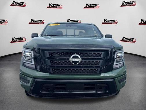 Tactical Green Metallic 2024 Nissan Titan SV
