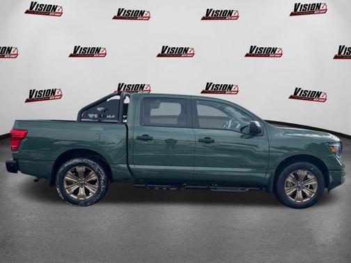 Tactical Green Metallic 2024 Nissan Titan SV