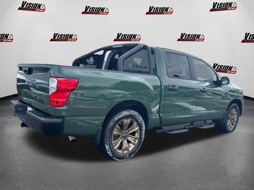 Tactical Green Metallic 2024 Nissan Titan SV