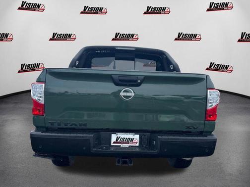 Tactical Green Metallic 2024 Nissan Titan SV