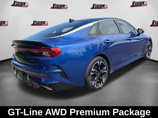 Sapphire Blue 2022 Kia K5 GT-Line