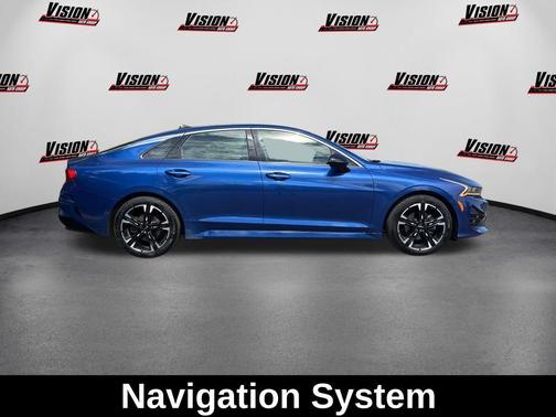 Sapphire Blue 2022 Kia K5 GT-Line