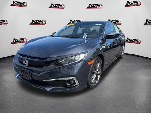Polished Metal Metallic 2021 Honda Civic EX