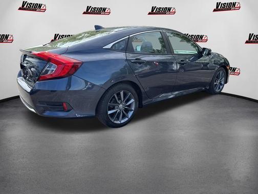 Polished Metal Metallic 2021 Honda Civic EX
