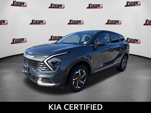 Gravity Gray 2025 Kia Sportage Hybrid LX