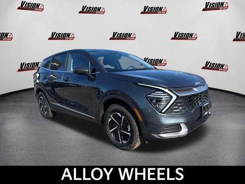 Gravity Gray 2025 Kia Sportage Hybrid LX