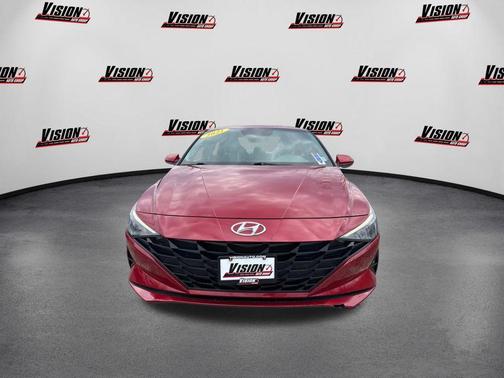 Scarlet Red Pearl 2021 Hyundai ELANTRA SEL