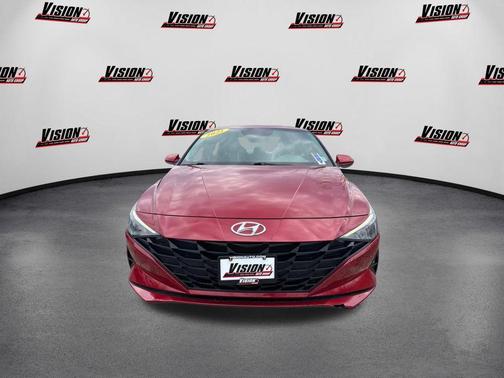 Scarlet Red Pearl 2021 Hyundai ELANTRA SEL