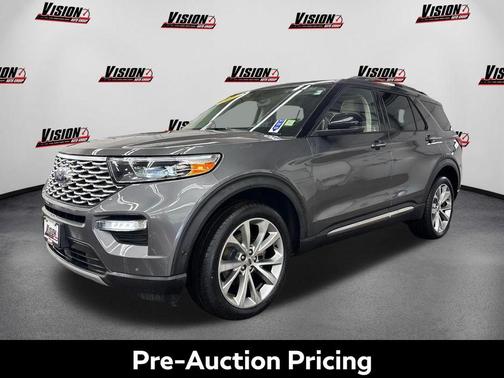 Carbonized Gray Metallic 2021 Ford Explorer Platinum