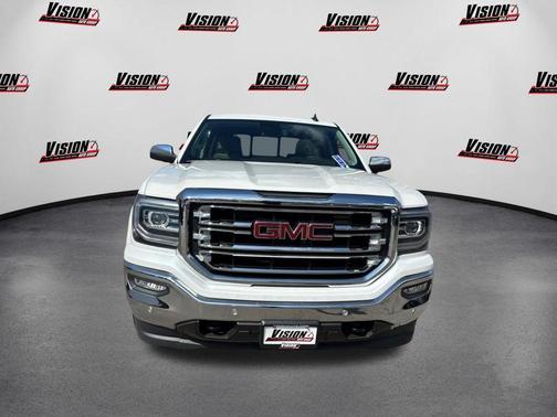 White Frost Tri-Coat 2018 GMC Sierra 1500 SLT