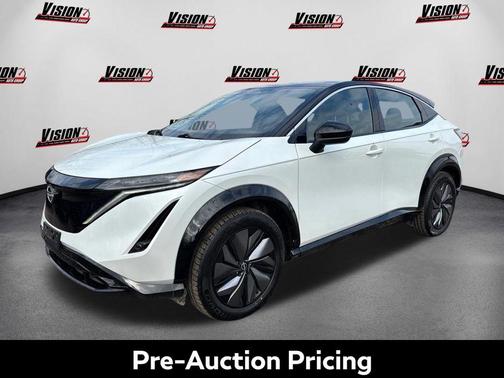 2 Tone White / Black Roof 2023 Nissan ARIYA VENTURE+
