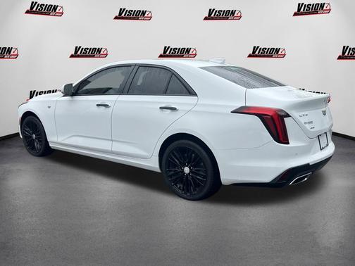 Summit White 2022 Cadillac CT4 Premium Luxury
