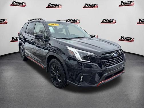 Crystal Black Silica 2023 Subaru Forester Sport