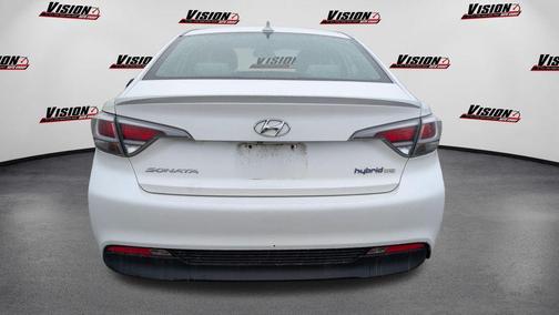 Diamond White Pearl 2016 Hyundai SONATA Hybrid SE
