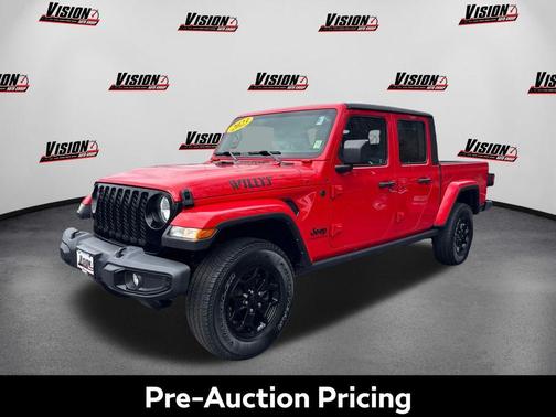 Firecracker Red Clearcoat 2023 Jeep Gladiator Sport