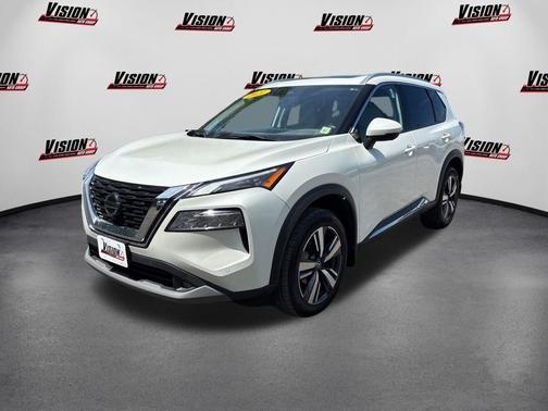 White 2021 Nissan Rogue SL