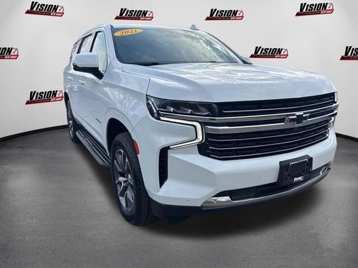 Summit White 2021 Chevrolet Tahoe LT